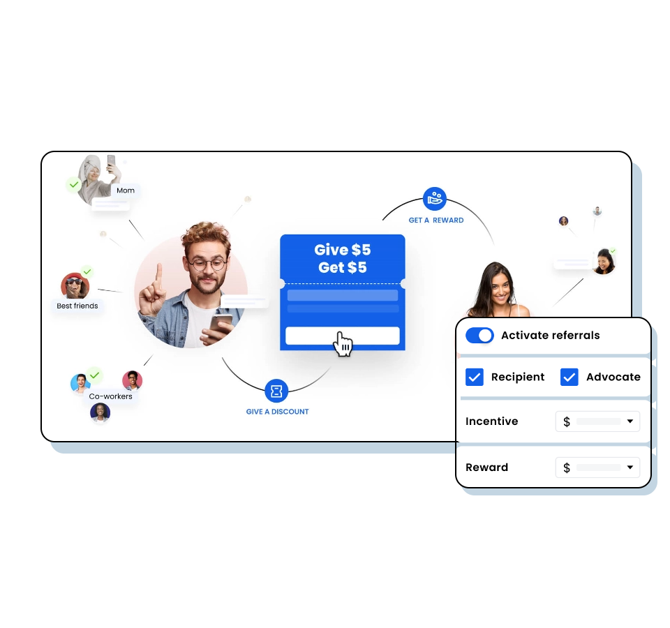 Encourage customers to share a referral link and provide a discount to their friends.