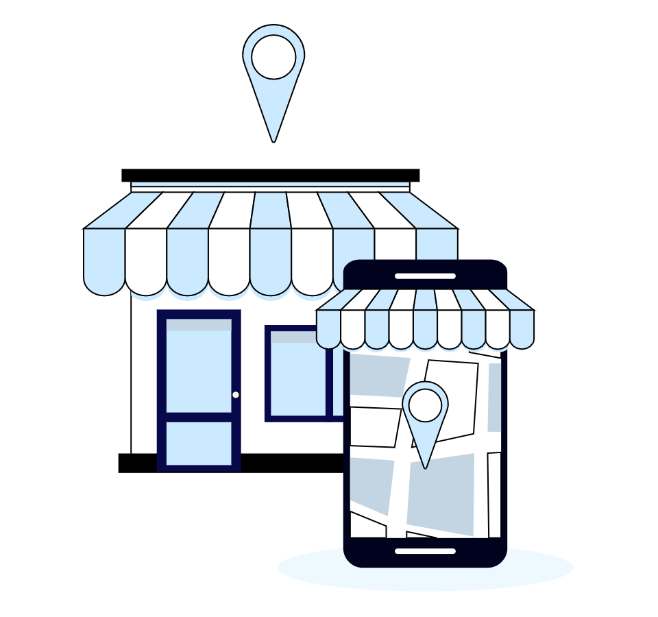 Make your brick-and-mortar store more visible in your geographic area with focus on