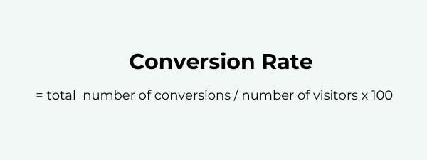 conversion rate formula