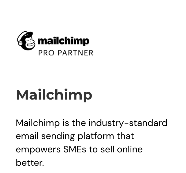 đối tác email marketing của ematic - mailchimp