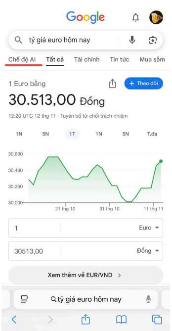 Trên thiết bị di động