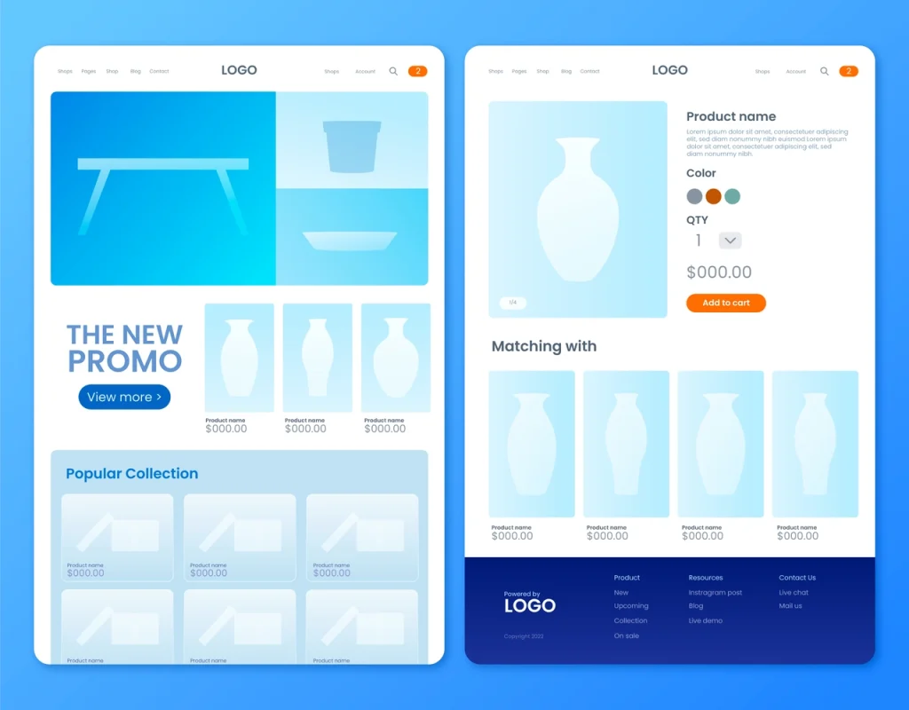 Contoh User Interface untuk Ecommerce