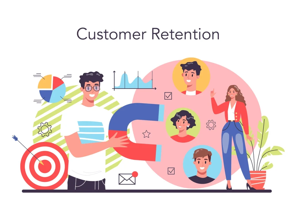 Ilustrasi Customer Retention
