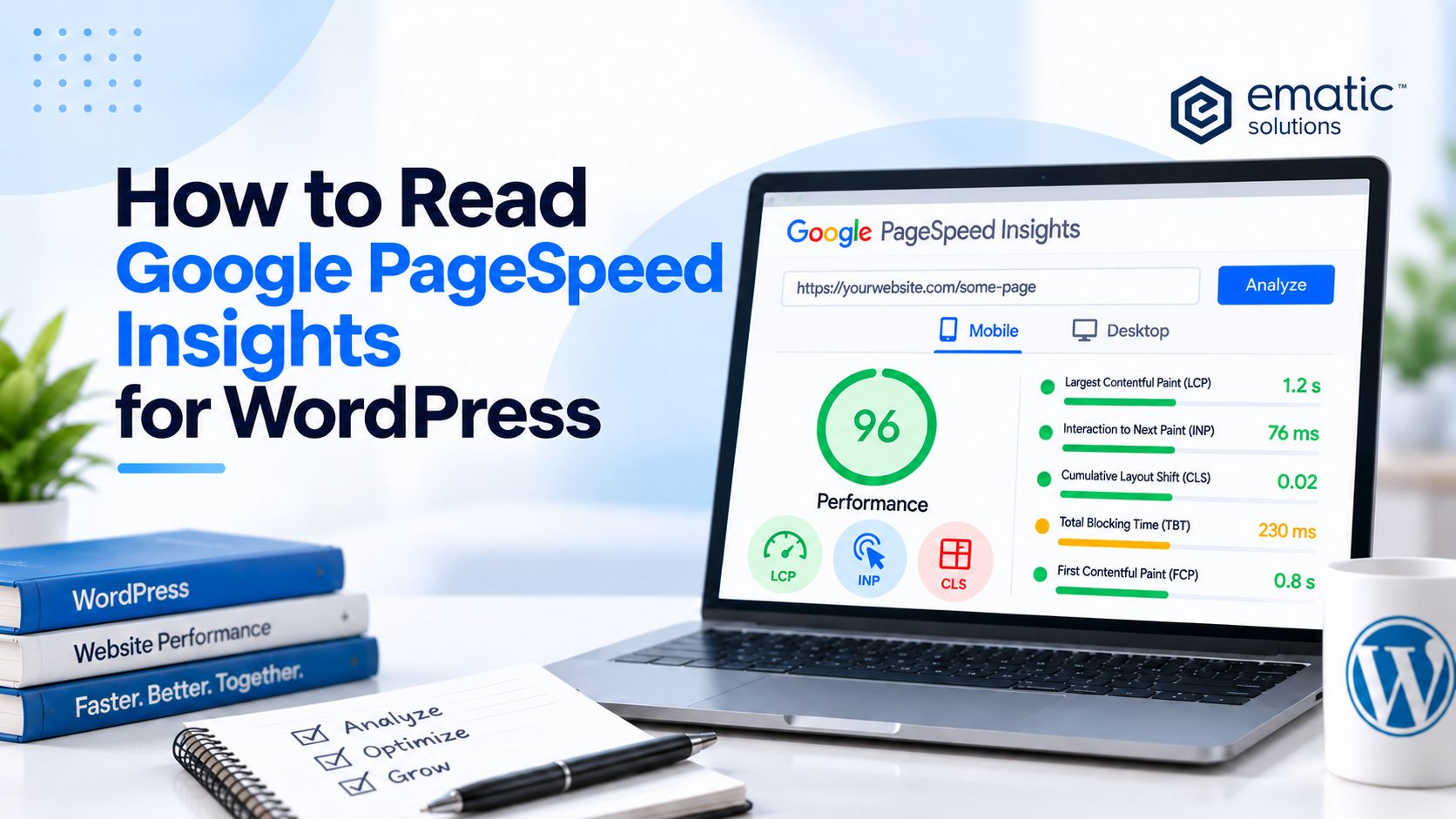 Google PageSpeed Insights for WordPress